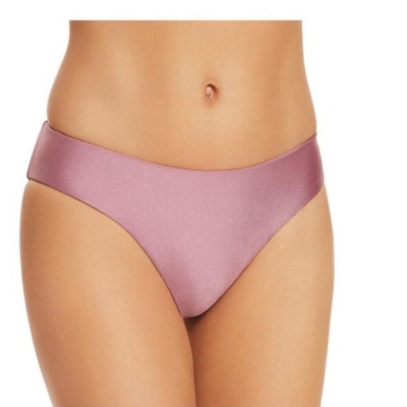 BECCA shimmer rose pink metallic bikini top size D bottoms size medium - Picture 10 of 10